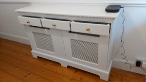 BESPOKE CLASSIC RADIATOR CONSOLE TABLE WITH DRAWERS