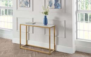 SCALA MARBLE CONSOLE TABLE - GOLD JB