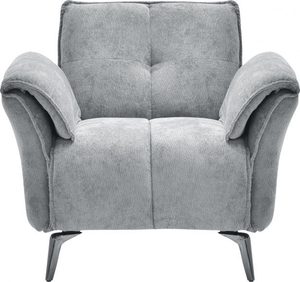 Amalfi 1 Seater Sofa Grey Fabric WB